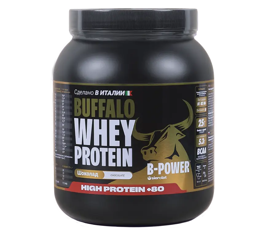 B-POWER Buffalo Protein, Шоколад, 750г