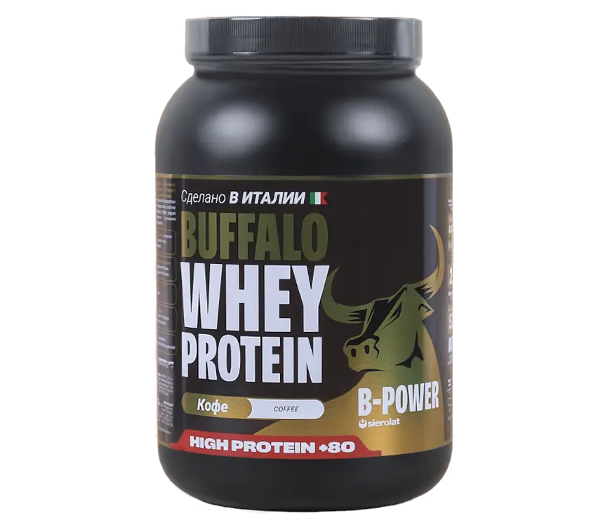 B-POWER Buffalo Protein, Кофе, 1020г